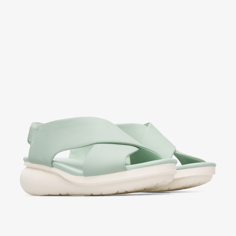 Camper Balloon Green - Camper Women's Wedges ||5384-IUEHK||